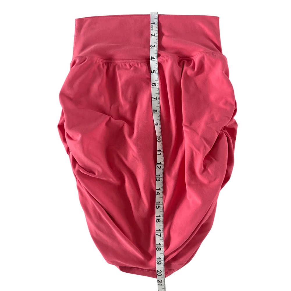 Athleta Transcend Skort Skirt Ruched Built in Shorts Coral Pink 837437 Small $79 - Picture 6 of 14